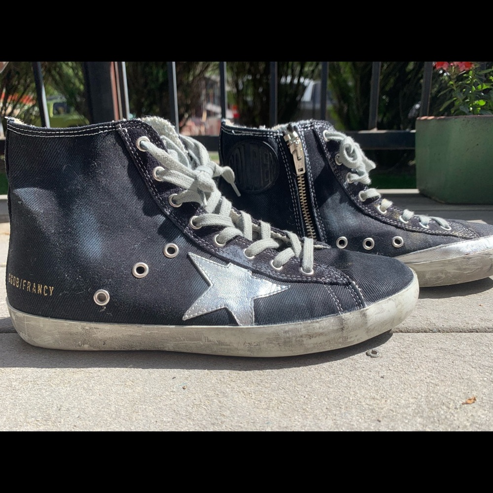 Golden Goose Francy Sneaker in Denim